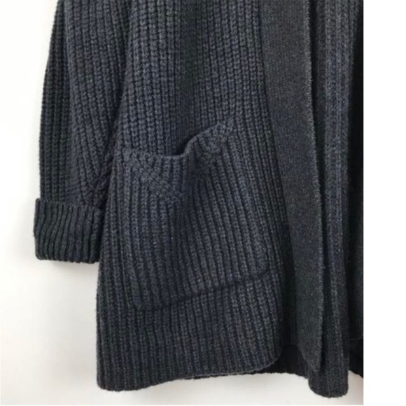 Anthropologie Knitted & Knotted Marjella Balloon Sleeve Ribbed Cardigan - Picture 6 of 15